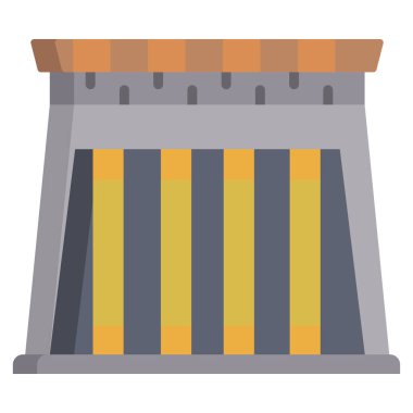 Beyaz arkaplanda basit vektör simgesi