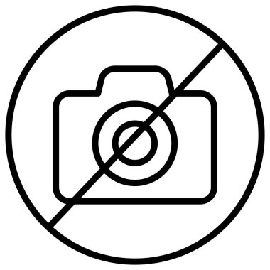 Kamera. Web simgesi basit illüstrasyon  