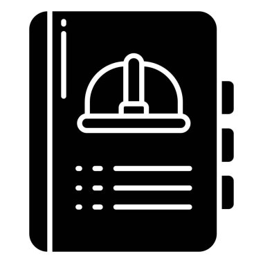 Kitap. Web simgesi basit illüstrasyon