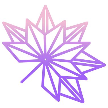 Yaprak simgesi, vektör illüstrasyonu 