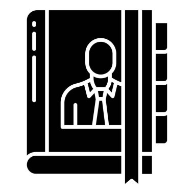 kitap simgesi vektör illüstrasyonu