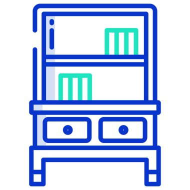 Dolap. Web simgesi basit illüstrasyon