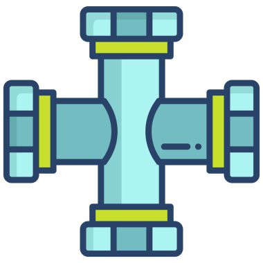 Su musluğu. Basit resimleme