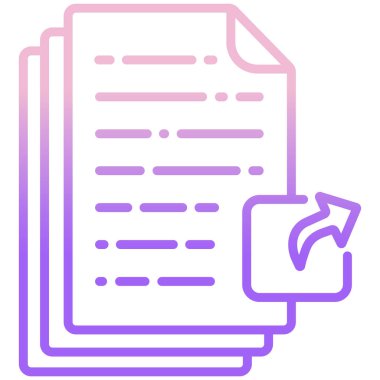 dosya biçimi simgesi, vektör illüstrasyonu