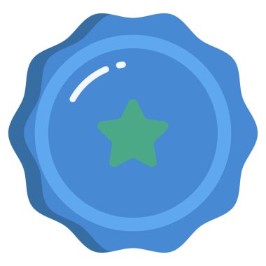 Yıldız. Web simgesi basit illüstrasyon