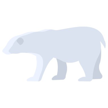 Bir kutup ayısının vektör çizimi