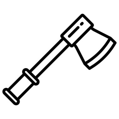 Balta ağ simgesi, vektör illüstrasyonu 