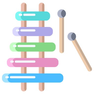 Tahta. Web simgesi basit illüstrasyon