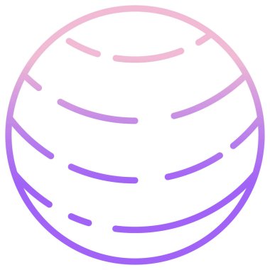 mor gezegen. Basit resimleme