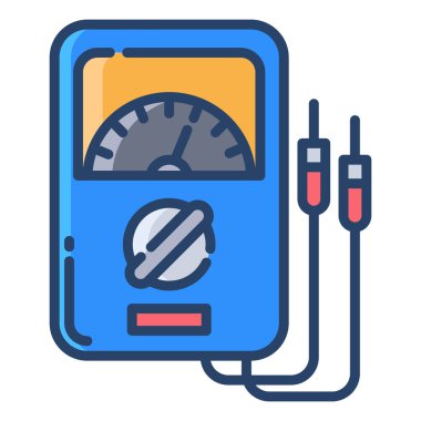 Basit vektör simgesi, Ammetre illüstrasyonu