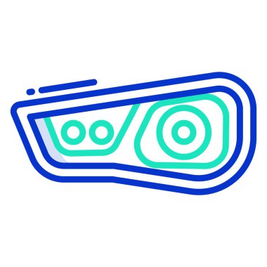 Modern b 'nin vektör illüstrasyonu eksik simgesi