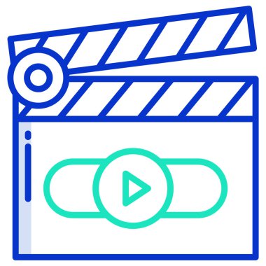 Film alkışı. Basit tasarım