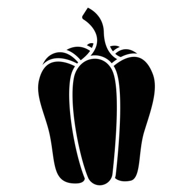 Biber. Web simgesi vektör illüstrasyonu