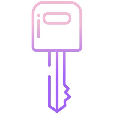 Anahtar. Web simgesi basit illüstrasyon 