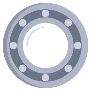 Dairesel bir simgenin vektör illüstrasyonu 