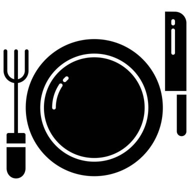 Beyaz arkaplanda basit bir vektör servis simgesi