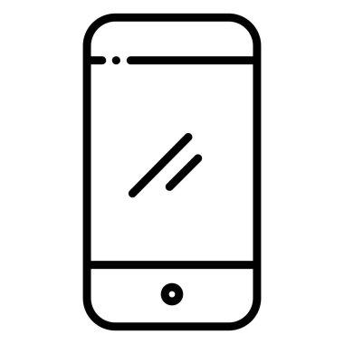  Cep telefonu web simgesi, vektör çizim