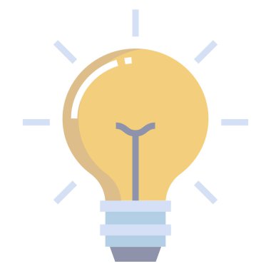 Bir fikrim var. Web simgesi basit illüstrasyon