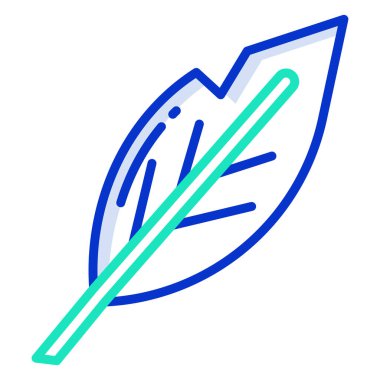 Mürekkep hokkası ve tüy kalem şablonu. Mürekkep şişesi ve kalem vektör tasarımı. Yazar illüstrasyonu