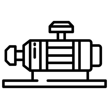 Denizaltı. Web simgesi basit illüstrasyon