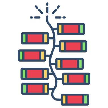 ağ bağlantısı vektör çizgisi simgesi