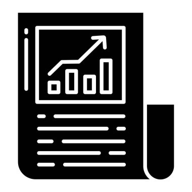 Grafik simgesinin vektör illüstrasyonu
