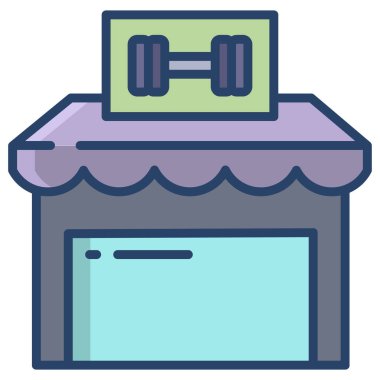 Alışveriş. Web simgesi basit illüstrasyon