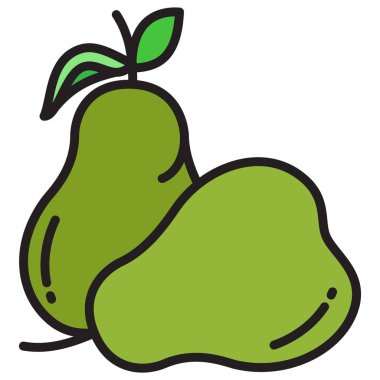 armut ağ simgesi basit illüstrasyon