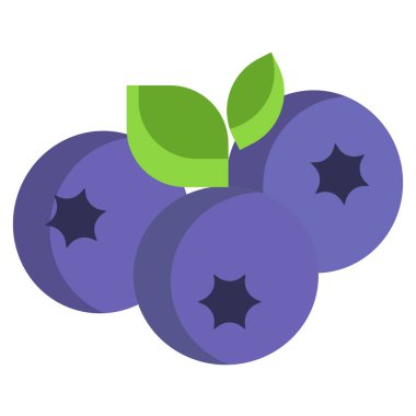 Yabanmersini. Web simgesi basit tasarım