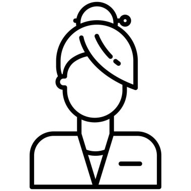 avatar simgesi web vektör çizimi