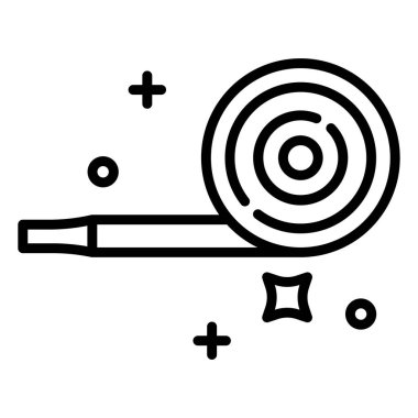 ıslık simgesi vektör illüstrasyonu