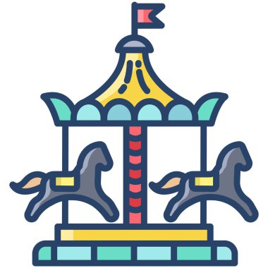 At Sürücüsü simgesinin vektör çizimi