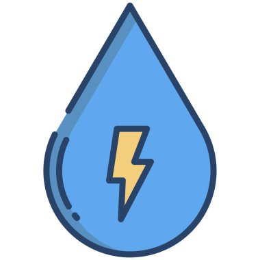 su simgesi vektör illüstrasyonu