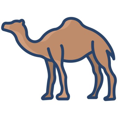 Basit vektör simgesi, Deve hayvanının çizimi