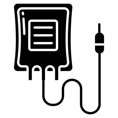 - Kan. Web simgesi basit illüstrasyon