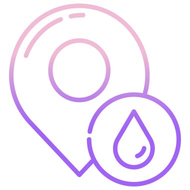 su damlası vektör simgesi