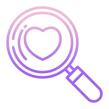 Basit vektör simgesi, Arama konsepti