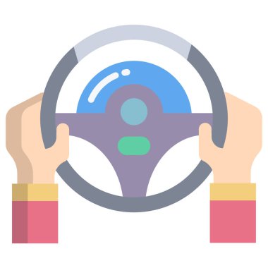 Direksiyon simidi. Web simgesi