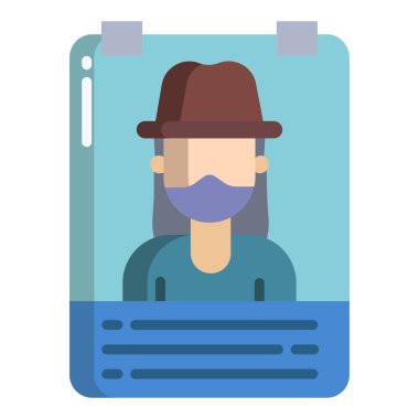 Aranan web simgesi basit vektör illüstrasyonu