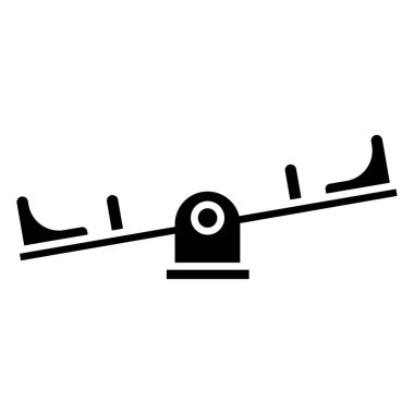 Gördüm. Web simgesi basit illüstrasyon