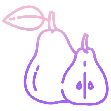 armut ağ simgesi basit illüstrasyon