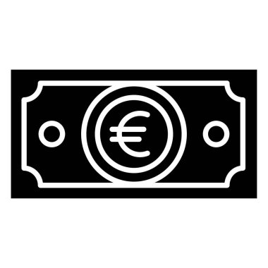 Para için. Web simgesi basit illüstrasyon