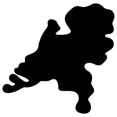 Haritanın vektör illüstrasyonu