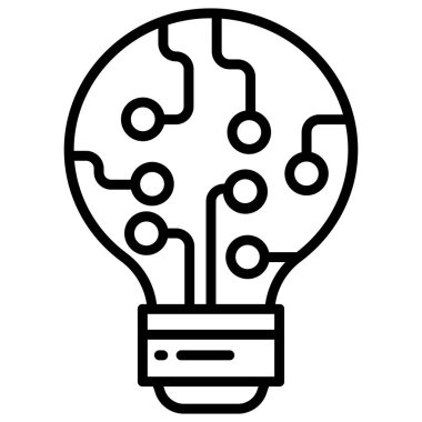 Bir fikrim var. Web simgesi basit tasarım
