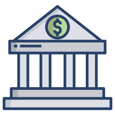 Banka binası. Basit tasarım