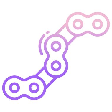 Kıpır kıpır dönen ikon. Düz renk tasarımı. vektör illüstrasyonu.