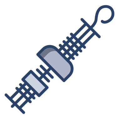 Kılıç. Web simgesi basit illüstrasyon