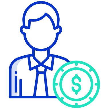 iş web simgesi basit illüstrasyon