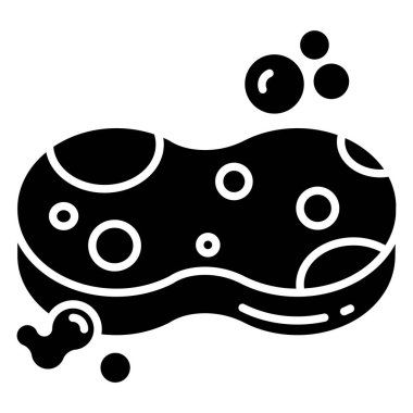 Basit vektör simgesi, süngerin çizimi