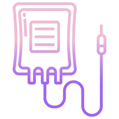 - Kan. Web simgesi basit illüstrasyon